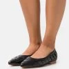 Coupon 🧨 Anna Field LEATHER - Ballet Pumps - Black 😀
